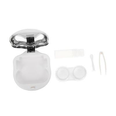 Beavorty 3sets Contact-Lens Box Travel Contact-Lens Case Lovely Shape Contact-Lens Box Contact-Lens Holder Home Supply