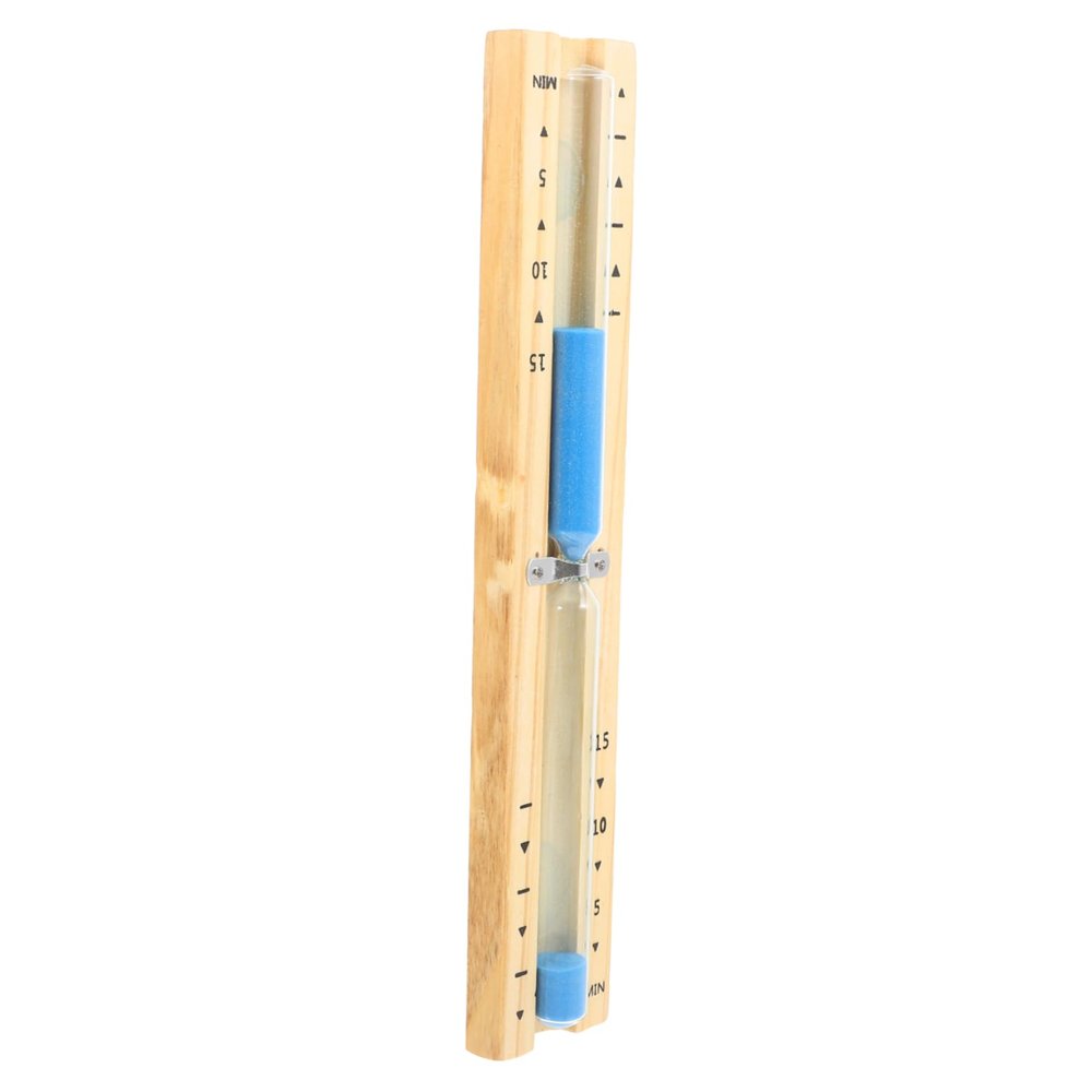INOOMP Wooden Sauna Hourglass Timer Rotating Sandglass Decorative Decor for Sauna