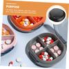 Healeved 2pcs Portable Case Outdoor Travel Organizer Small Case Travel Container Organizer for Daily Medicine Sealed view 3