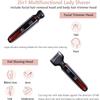 3 in 1 Shavers for Women Painless Facial Hair Remover Electric Lady Hair Trimmer Private Area LED Display Razorfor Body Leg IPX7 Waterproof & USB Rechargeable view 4