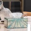 DFHS46JK Tissue Box Cover High-grade Tissue Box Light Luxury Living Room Coffee Table Paper Box Household Napkin Box Creative Decoration Ornaments In Living Room view 4