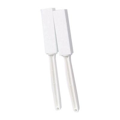 Komdndht Pumice Stone for Toilet Bowl Cleaning, Scouring Stick with Handle, Rust.Remover for Tile Bath-Tub, Powerfully Hard Water Ring, Calcium Buildup, White
