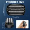 ACWOO Series 3 Electric Shaver Replacement Head, 2PCS 21B Electric Razors Shaver Head Compatible with Braun All Series 3 Electric Shavers, Easily Attach Your New Shaver Head, Smooth Shaving, Black view 2