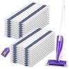 Sdivner 20 Pack Mop Refill Pad for Flash Powermop, Microfiber Mop for All floors Cleaning, Disposable Mops Efficiently Absorb Water and Powerful Stain Removal view 1
