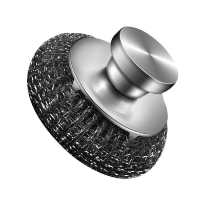 Stainless Steel Scourers Sponges Long Handled Metal Scrubber Pot Scrubbers