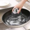 Stainless Steel Scourers Sponges Long Handled Metal Scrubber Pot Scrubbers view 2