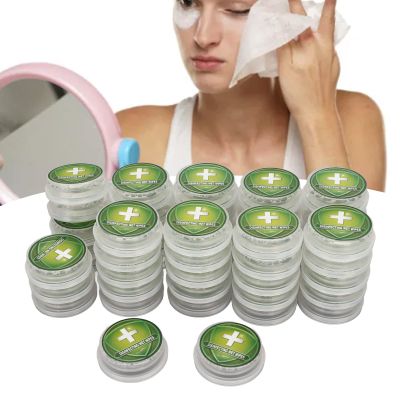 50pcs Hand Wipes, Press Type Hand Cleaning Wipes, Disposable Press Hand Cleaning Wipes, Portable Individual Wrapped Depart Pushing Towelette for Travel Use