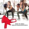 Body Fat Body Fat | Skin Fold 0-88mm Body Fat | Accurate Portable Double Resso Fat Tape Measuring Tool view 2