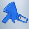 Body Fat Body Fat Gauge - 0-88mm Skin Fold Body Fat Accurate Portable Doub Fat Tape Measuring Tool view 3
