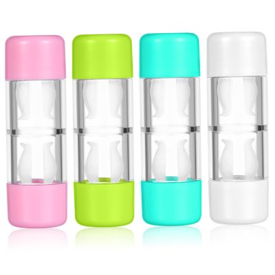 Beavorty 8pcs Mini Travel Rgp Hard Lens Case Protective Box Cosmetic Lens Container Holder for Daily