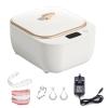 Ultrasonic Cleaner for Dentures, Retainer, Aligner, Mouthguard, Toothbrush Head, 48KHz Ultrasonic Retainer Cleaner Machine for All Dental Appliances, Jewelry etc (White) view 1