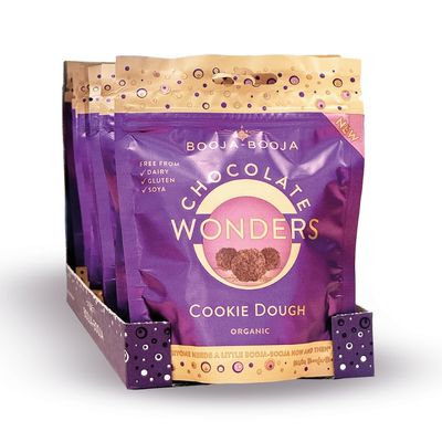 Booja - Booja, Cookie Dough Vegan Chocolate Wonders | Bite-sized Bubbles of Chocolate Bliss, 8 x 65g