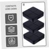 Beavorty 3sets Compact Case Mirror Tweezers Travel Organizer Portable Eye Contact Holder Box for Halloween Storage Case view 4