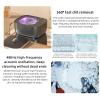 Ultrasonic Cleaner for Dentures, Retainer, Aligner, Mouthguard, Toothbrush Head, 48KHz Ultrasonic Retainer Cleaner Machine for All Dental Appliances, Jewelry etc (Grey) view 2