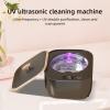 Ultrasonic Cleaner for Dentures, Retainer, Aligner, Mouthguard, Toothbrush Head, 48KHz Ultrasonic Retainer Cleaner Machine for All Dental Appliances, Jewelry etc (Grey) view 4