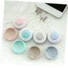 minkissy 8pcs Macaron Shape Glasses Cleaner Wipes Double-Sided Microfiber Cloths for Phones Tablets Laptops and Eyeglasses Screen Cleaning for Smudges and Fingerprints view 2