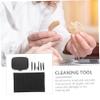 Beaupretty 2 Sets Hearing Aid Cleaning Kit Compact Reusable Cleaning Brush for Hearing Aid Supplies Portable Cleaner Magnet Daily Use view 2