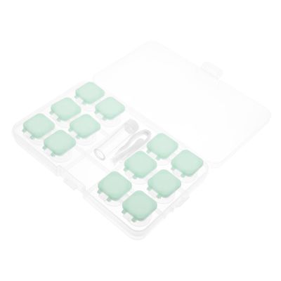 Beavorty 2sets Portable Multiple Holder Travel Cosmetic Lens Storage Box Organizer for Home and Go Leak Design Easy Access