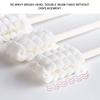 Baby Tongue Cleaner 30PCS Set, Soft Paper Shaft Handle Oral Cleaning Tool for Infants, with 3D Wavy Brush Head Design, Tongue Scraper, to Develop Good Oral Cleaning Habits Early view 3