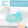 Beavorty Electric Rabbit Cleaner Portable Contact Lens Washer Box for Daily Use Automatic Cleaning and Storage view 2