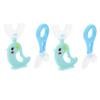 Beavorty 4pcs Silicone Boys and Girls Toothbrush U-Shaped Manual Toothbrush Soft Bristles Tooth Cleaner Portable for Boy Girl view 1