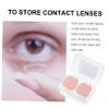 Beavorty 3pcs Box Practical Lenses Case for Eyewear Portable Lens Storage Holder for Travel and Daily Use view 2