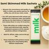 25 x Long Life Semi Skimmed UHT Milk Stick Sachets  10ml Single Portions  No Fridge Needed  Ideal for Tea, Coffee, Travel, Offices, Hotels & On-the-Go  WoodzyCo Exclusive view 4