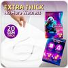 Disposable Toilet Seat Cover - Biodegradable and Flushable Toilet Seat Liners for Public Toilets | Compact White Toilet Seat Covers Disposable | One Size Fits All Travel Essentials Toiletries | FIFCO view 2