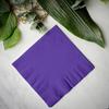 Venuscello 500 x Purple Swantex Paper Napkins Parties Napkins 33cm 2-Ply Disposable Ideal for Birthday, Wedding Catering & Dinner view 2