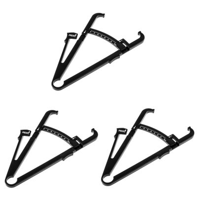 Beaupretty 3pcs Body Fat Caliper Accurate Fitness Measure Tool Tape Measure for Waist Arms Thigns Body Fat Tester