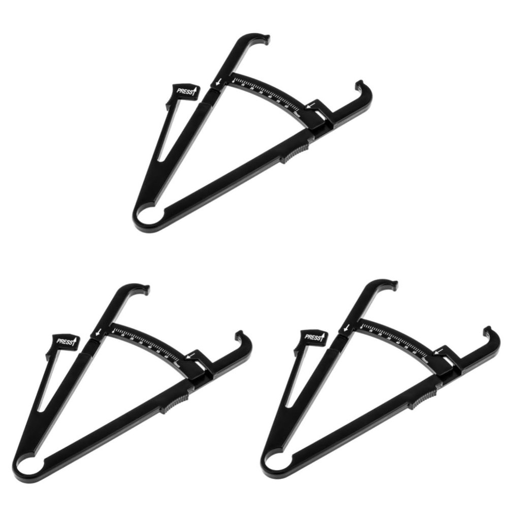 Beaupretty 3pcs Body Fat Caliper Accurate Fitness Measure Tool Tape Measure for Waist Arms Thigns Body Fat Tester
