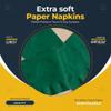 Venuscello 300 x Dark Green Swantex Paper Napkins Parties Napkins 33cm 2-Ply Disposable Ideal for Birthday, Wedding Catering & Dinner view 4