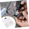Beavorty 3sets Glasses Repair Kit Nose Pads and Screws for Eyeglasses Maintenance Replacement Screwdriver for Spectacle Repair view 3