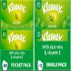 Kleenex Balsam Facial Tissues Pocket Pack and Box Tissues - 80 Pocket Packs & 12 Standard Tissue Boxes view 1
