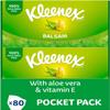 Kleenex Balsam Facial Tissues Pocket Pack and Box Tissues - 80 Pocket Packs & 12 Standard Tissue Boxes view 3