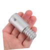 Healvian Threaded Tip Replacement Pole Adapter for Broom 2pcs Metal Connector for Telescopic Extension Poles Suitable for Household Cleaning Tools and Push Broom Handles view 2
