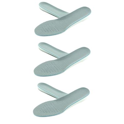 minkissy 3pcs Height Increase Insoles Sports Shoe Lift Eva Insoles Arch Support for Heels for Men Women