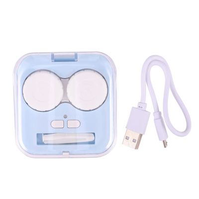 Beavorty Automatic Cleaning of Contact Lens Box Lenses Cleaning Case Lenses Container Accessories for Contact Lens Care Use After Swimming Showering to Clean