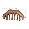 Healvian Wooden Comb Massage Comb for Hair Women Handheld Scalp Massage Tool Wide Tooth Design Solid Wood as Body Acupoint Massager view 2