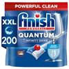 Finish Quantum Infinity Shine Dishwasher Tablets Bulk | Regular Scent | 200 Dishwasher Tabs for Deep Clean and Sparkling Shine view 1