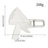 Body Fitness | Handheld Fat Tape | Portable Measure Tool, Accurate Bmi Monitor Body Fat Skinfold Tool Fitness Measurement Tool Double Spring view 2