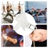 Body Fitness | Handheld Fat Tape | Portable Measure Tool, Accurate Bmi Monitor Body Fat Skinfold Tool Fitness Measurement Tool Double Spring view 3