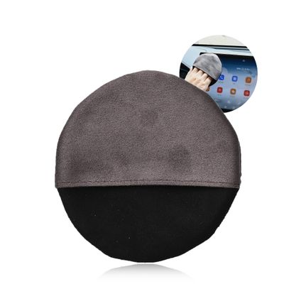 AuMoHall Microfiber Car Screen Cleaner Car Accessories Cleaning Pad Multi-Purpose Car Touch Screen Cleaner Cloth Household Cleaning Tool, Rounded-Shaped