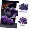 Healvian 1bag Amethyst Rock Decor Natural Gemstone Specimen for Desk Real Raw Amethyst Blocks for Meditation Home Decor view 3