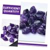 Healvian 1bag Amethyst Rock Decor Natural Gemstone Specimen for Desk Real Raw Amethyst Blocks for Meditation Home Decor view 4