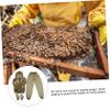 FRCOLOR Outdoor Camping Suit Set with Mosquito Net Jacket and Pants, Military Green Camouflage 3pcs Beekeeper Protective Clothing for Fishing, Beekeeping, and Jungle Exploration view 2
