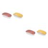 Beavorty 4pcs Scrubbing Brush for Clothes and Shoes Multi-function Cleaning Brush Soft and Hard Bristles for Laundry and Shoe Cleaning Random Color view 1