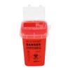 Sharp Containers For Needles Plastic Shaver Disposal Case Tattoo Piercing Needles Waste Box Container Red view 1