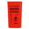 Sharp Containers For Needles Plastic Shaver Disposal Case Tattoo Piercing Needles Waste Box Container Red view 3