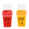 Sharp Containers For Needles Plastic Shaver Disposal Case Tattoo Piercing Needles Waste Box Container Red view 4